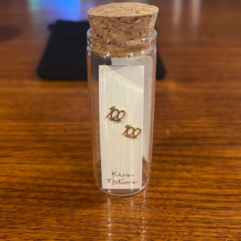 Kris Nations Gold Earrings